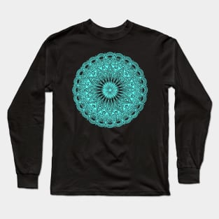 Mandala (light turquoise) Long Sleeve T-Shirt